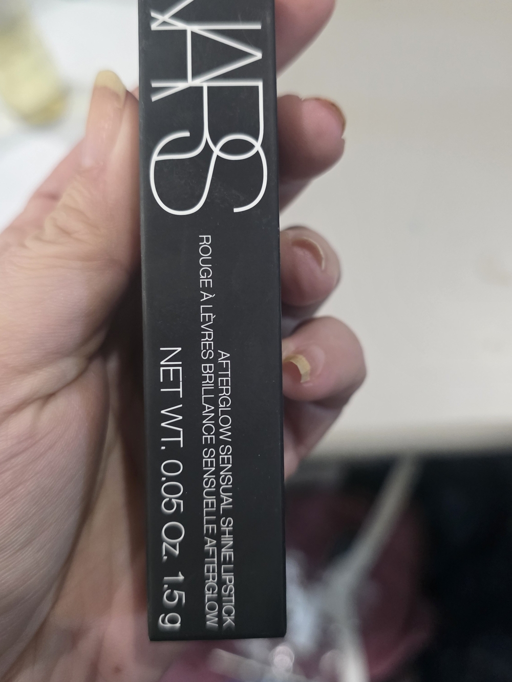 NARS Afterglow Sensual Shine Lipstick - Black Packaging